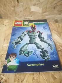 LEGO 2010 #8410 Ben 10 Alien Force Swampfire Figure, Box, Manual