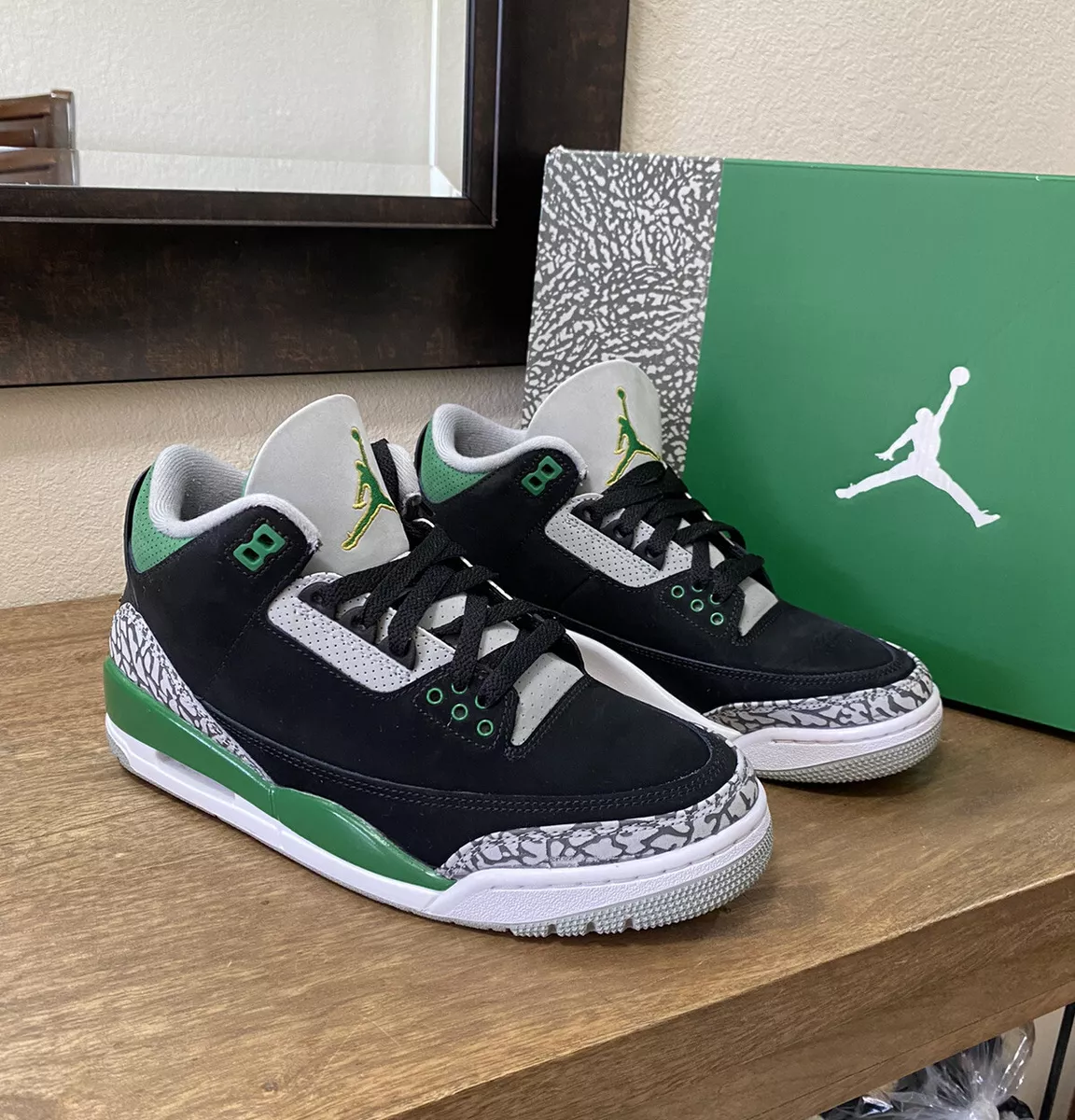 air jordan 3 retro green
