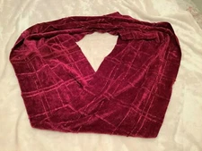 Women's Infinity Pashmina Scarf Red Plush Knit Winter Fall