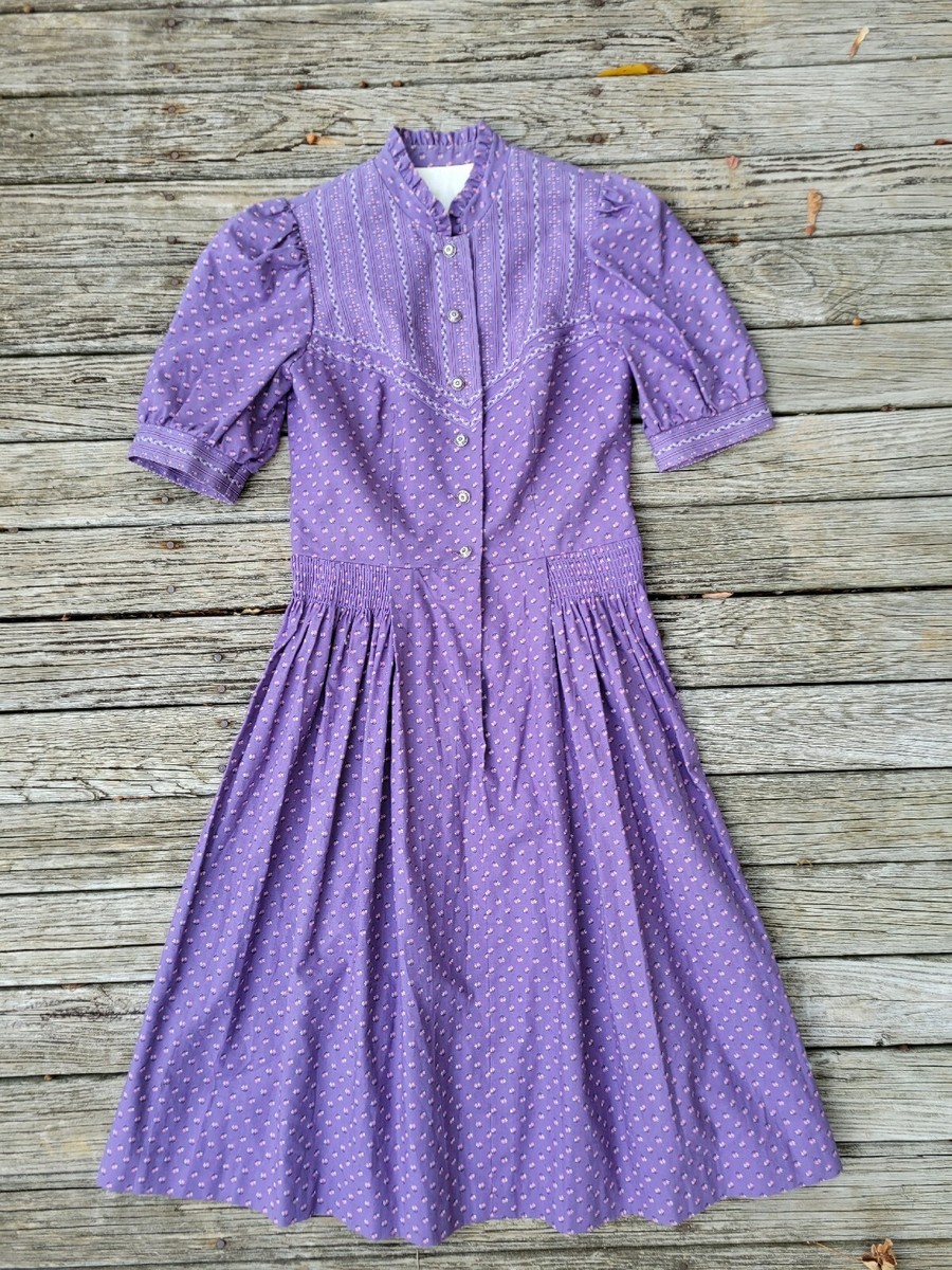 purple dress cotton on Buy Purple Solid Cotton Fit And Flare One Piece Dress Online in USA at  $22.00
