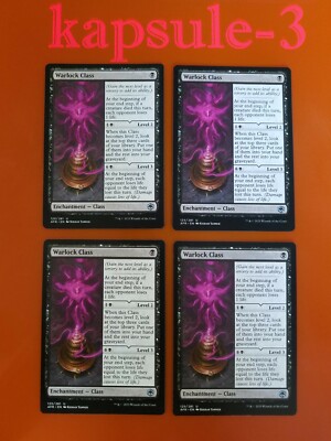 4x Warlock Class | Forgotten Realms | MTG Magic Cards | eBay