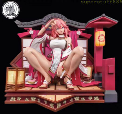 lazydog Studio Genshin Impact 1/4 Cast Off Yae Miko Resin LED