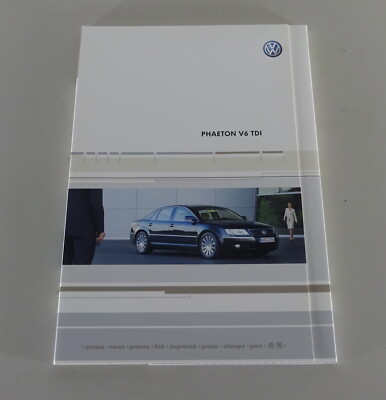 Dossier de Presse VW Phaeton V6 TDI année modéle 2004 