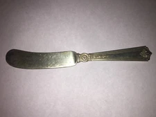 1880-1905 William Durgin Victorian Sterling Silver Butter Spreader Knife 5 1/4"