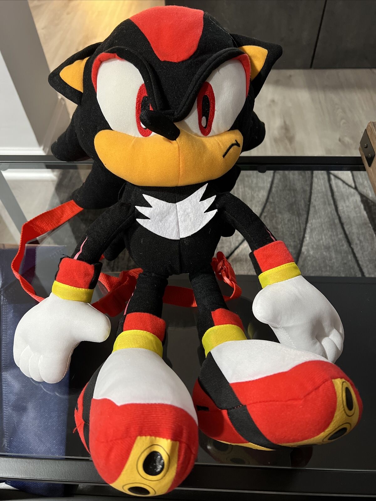 Shadow The Hedgehog 20in Big Shadow Plush Sonic the Hedgehog video game bags