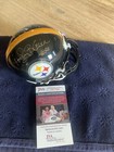 Rocky Bleier #20 Autographed Authentic Steelers Mini Helmet JSA COA & Case — photo 1