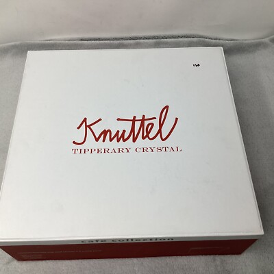 G.KNUTTEL CAFE COLLECTION  4 CUPS & 4 SAUCER IN ORIGINAL BOX
