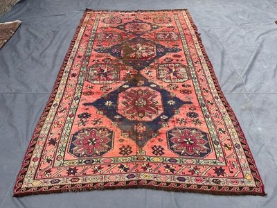 9'5 X 5'5 ft COLLECTORS' ITEM Antique Stunning Above 100 Years Old Kazak Kilim