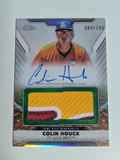 Colin Houck 2025 Topps Pro Debut Chrome Jumbo Auto Relic /200 Mets Prospect