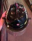 VINTAGE FIREFIGHTER HELMET N660 PHOENIX CAIRNS BROS ADJ.-LINER VISOR CHIN STRAP — photo 2