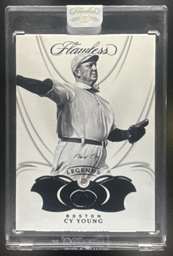 2019 Panini Flawless Legends Cy Young Black Diamond Gem 1/1 Red Sox
