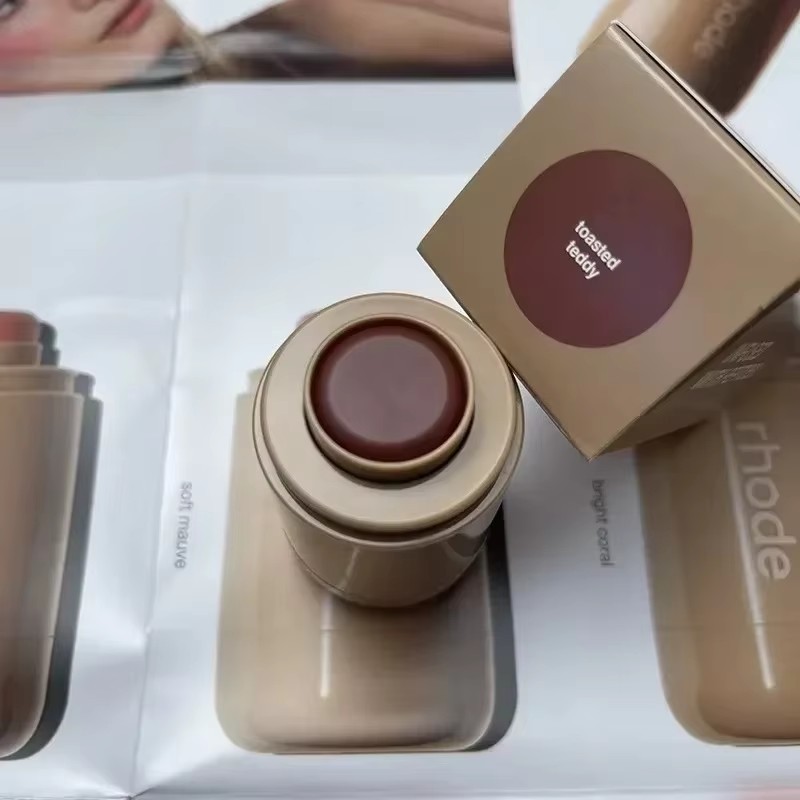 Rhode Pocket Blush Stick Toasted Teddy Cream Blush Hydrating Makeup New