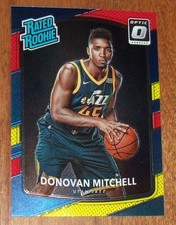 2018 Panini Donruss Optic Basketball Donovan Mitchell Rated Rookie Card. rookie card picture