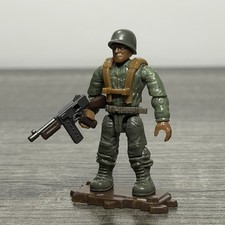 Figura Mega Bloks Construx Call Of Duty Soldier Trooper Segunda Guerra Mundial