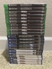 Lot of 21 NEW SEALED Games – Star Wars, Burnout, Mass Effect PS4 Xbox One