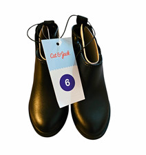 Cat  Jack Tanner Unisex Kids Chelsea Ankle Boots Zip Easy On/Off Black 6