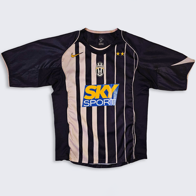 Juventus Vintage Y2K Nike Total 90s Italy Soccer Jersey - Black