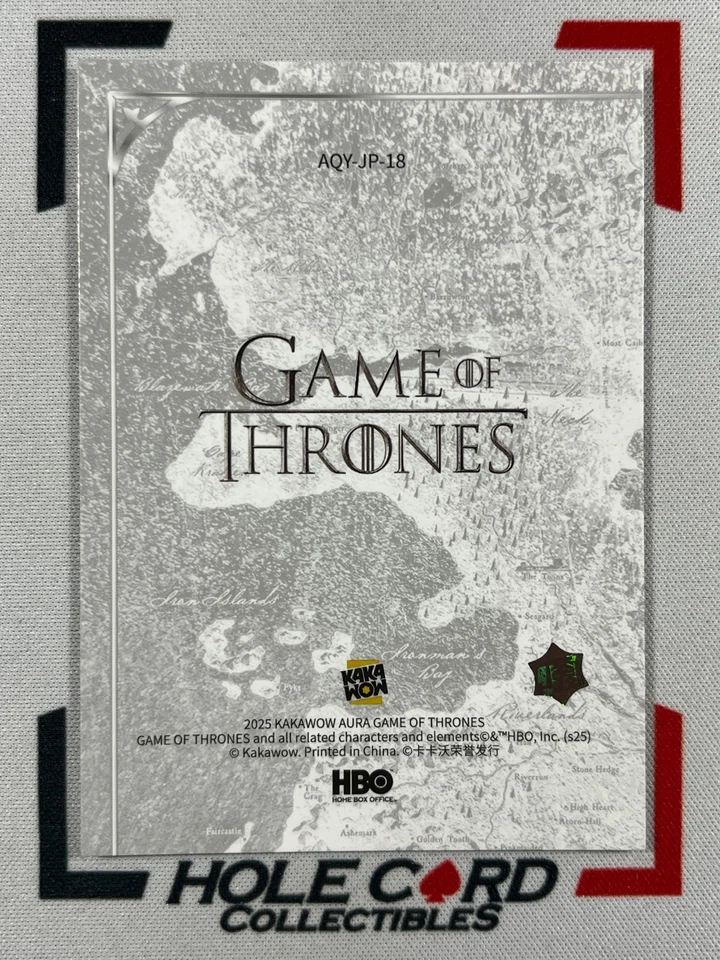 CERSEI LANNISTER 2025 Kakawow Aura Game of Thrones Character Puzzle Card #18 - Image 2 of 2