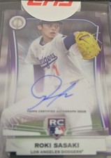 2025 Topps Tribute - League Inauguration Autograph Roki Sasaki Sealed Purple /50