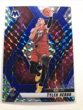 Tyler Herro 2024-25 Mosaic CHOICE BLUE PRIZM SSP Miami Heat #d 14/45