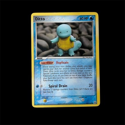 Pokemon TCG Delta Species Ditto (Squirtle) 064/113 Regular Common English 60 HP