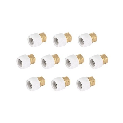 Wavin Messing Adapter 15mm 0° Polybutylen 29mm 2-teilig HX24/15W 10er Set