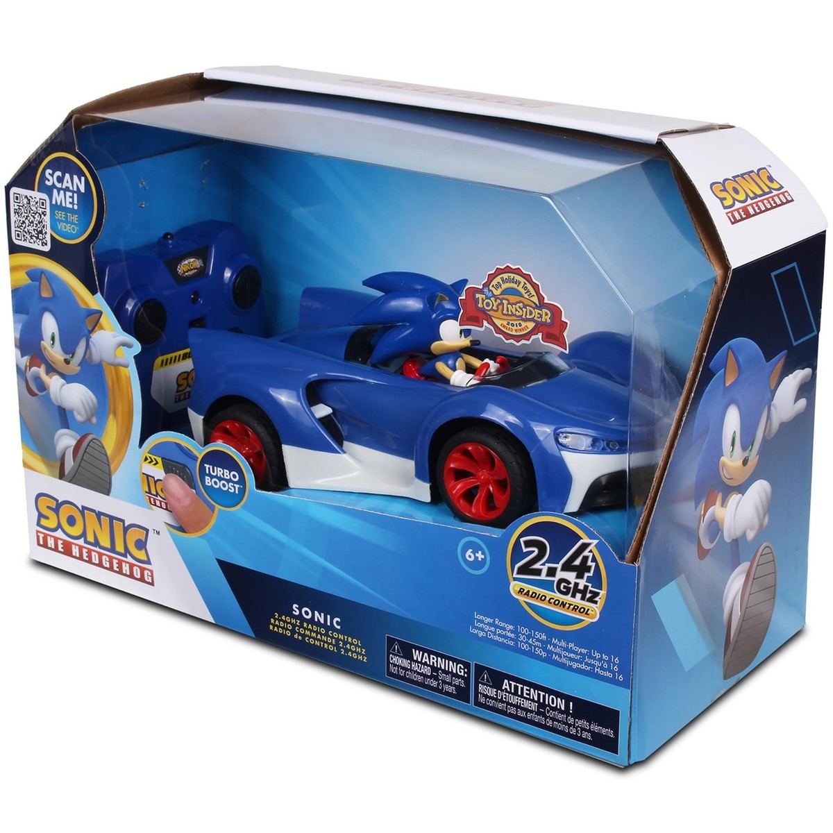 NKOK Team Sonic Racing 2.4GHz Radio Control Toy Car with Turbo