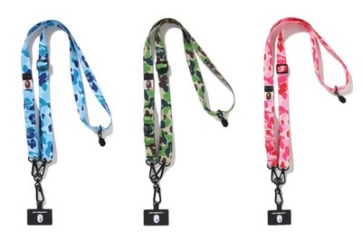* A BATHING APE Men's Goods ABC CAMO SMARTPHONE SHOULDER STRAP MOBILE 1M20182005