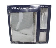 Nueva Spa 5 Piece Bath Set Meriden Grey