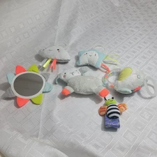 Mixed Lot Skip Hop Silver Lining Cloud Activity Gym Replacement Crinkle Toys