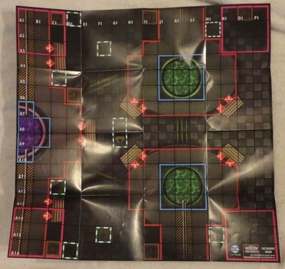 DC Heroclix Ace Street Outdoor / Ace Chemical Indoor Battle Map 1 1/2'' 