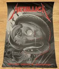 METALLICA NISSAN STADIUM EVENT POSTER  5/3/25 NASHVILLE TENNESSEE 468/900