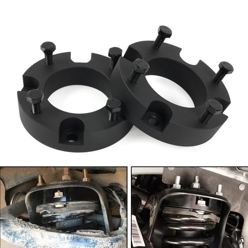 2" Front Leveling Lift Kit Strut Spacer For 2007-2021 Toyota Tundra 4WD 2WD SUV