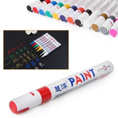 Auto wasserdicht Permanent Paint Marker Pen Reifen Profil Gummi Metall Zugang