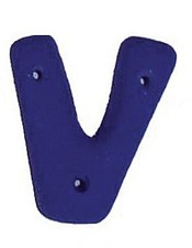 Groperz Alphabet V Climbing Holds  EasyMount, Durable PVC, Indoor  Outdoor Use