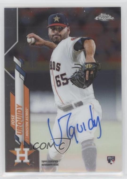 2020 Topps Chrome Rookie Auto Jose Urquidy #RA-JU Auto 0ld6