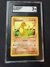 Pokémon Charmander 46/102 Base Set Shadowless SGC 7 Regular Wizards of the Coast