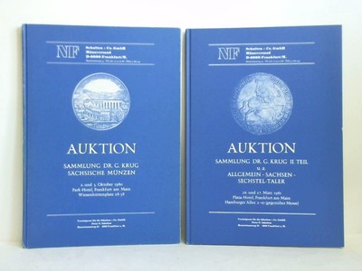 Auktion - Sammlung Dr. G. Krug. 2 Bände