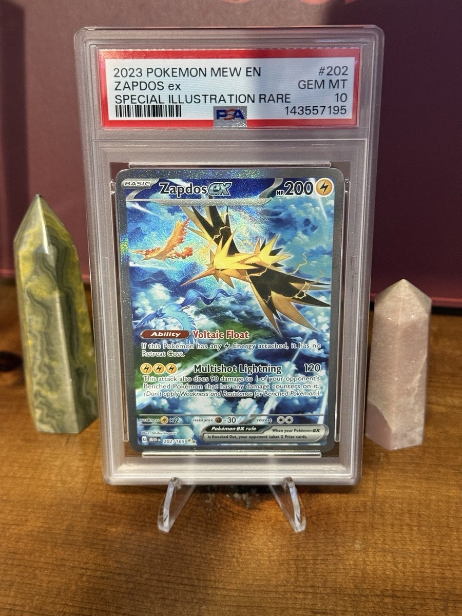 PSA 10 Zapdos EX 202 Special Illustration Rare 151 Pokmon | eBay
