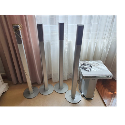 Sony DAV-S400 Heimkino-System Silber mit Standlautsprechern, verkabelt HDMI