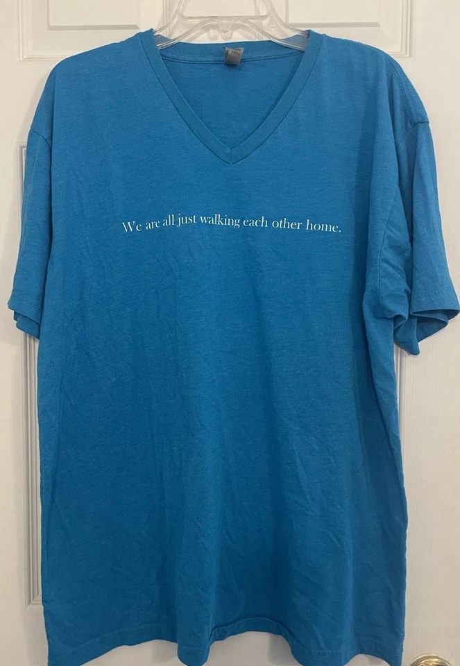 We Are All Just Walking Each Other Home XXL T-Shirt Alzheimer’s Family Support - Image 2 of 4