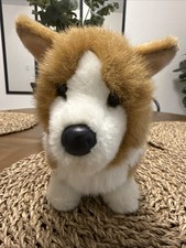 Douglas Cuddle Corgi Dog Plush 13" Used