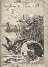 Quaderno "L' Anitra Selvatica" Setter Gordon Inglese Caccia  - C. Doyen 1924