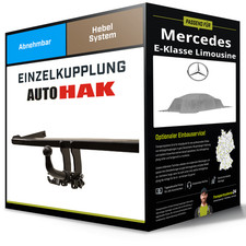 Abnehmbare Anhängerkupplung für MERCEDES E-Klasse Limousine 84- W124 Auto Hak Abnehmbare Anhängerkupplung für MERCEDES E-Klasse Limousine 84- W124 Auto Hak
