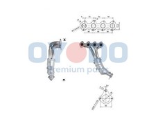 Oyodo Katalysator 10N0153-OYO für MERCEDES KLASSE CL203 Model S204 W204 W203 CLK