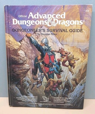 AD&D Dungeoneers Survival Guide 1986 1st printing Douglas Niles 2019 Hardcover