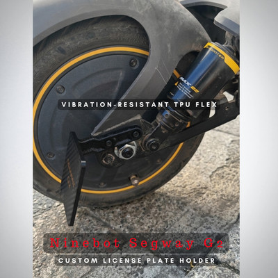 Ninebot Segway Max G2 Kennzeichenhalter Vibrationsfestes TPU-Flex