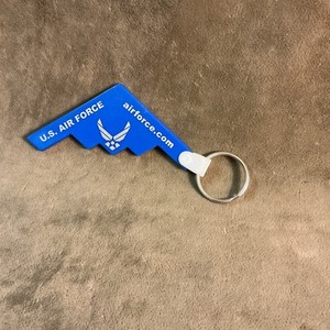 Plastic Us Air Force Keychain B1 Stealth Bomber Design Circa 1990S