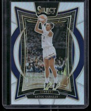 2025 Panini Select WNBA #13 Satou Sabally Silver Prizms