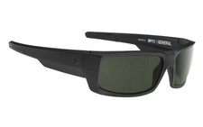 Spy Optic GENERAL Sunglasses - Soft Mt BLACK / HAPPY Gray Green POLARIZED NEW